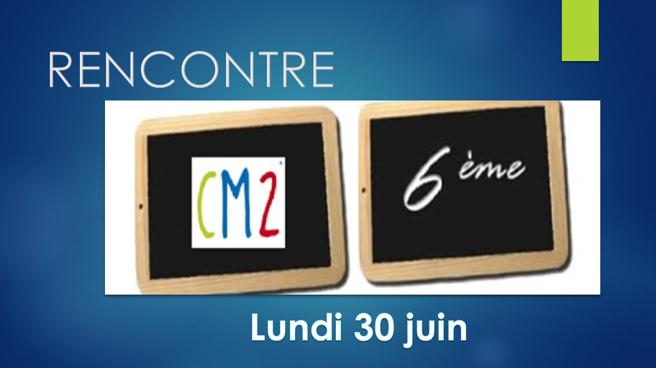 Rencontres CM2-6èmes