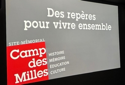 Les élèves de 3° en visite au Camp des Milles